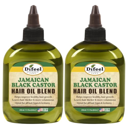 Image of Difeel Jamaican Black Castor Hair Oil Blend 7.1 oz. (PACK OF 2)