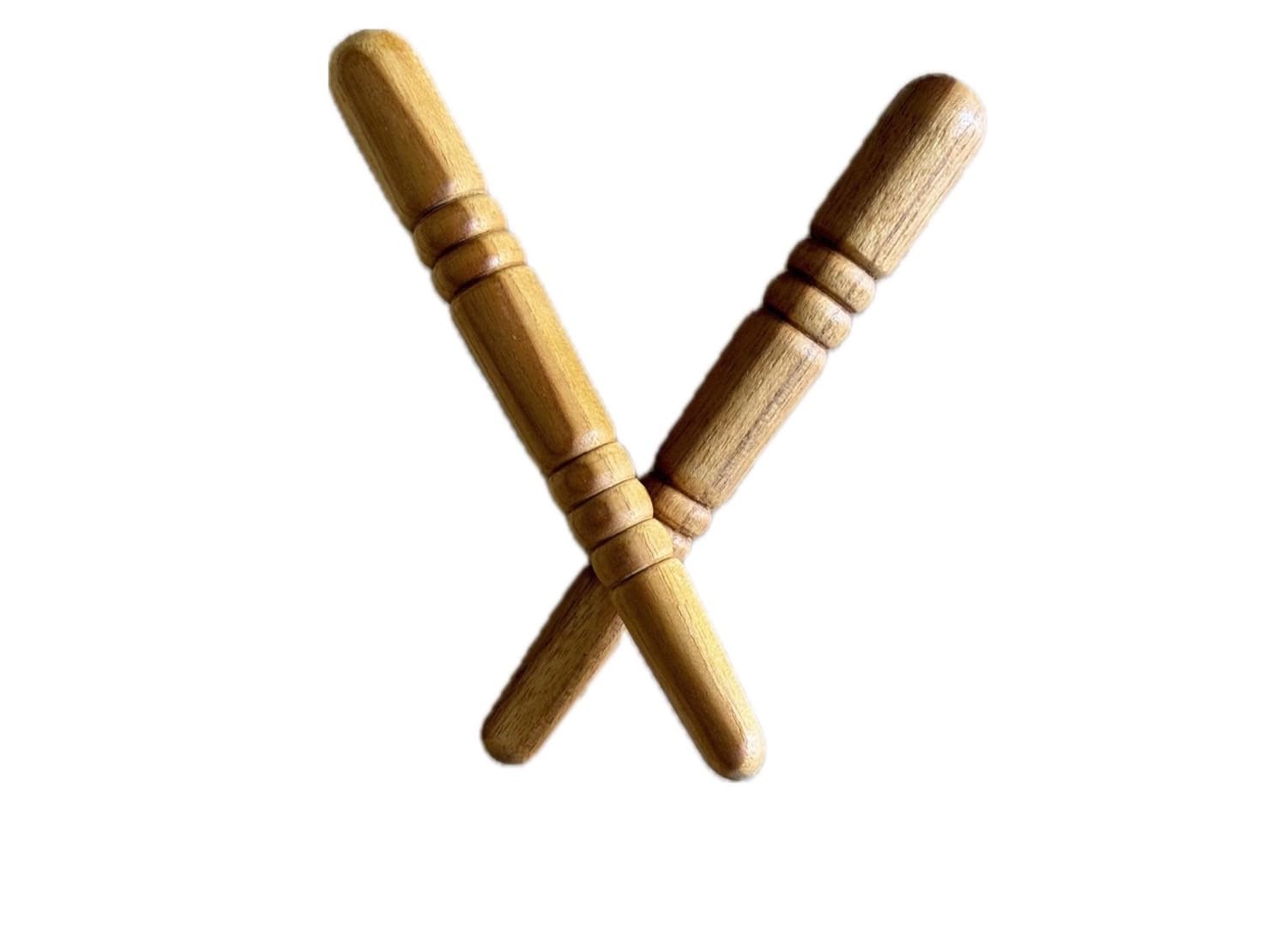 2pc Traditional Thai Massage Stick Wood Tools