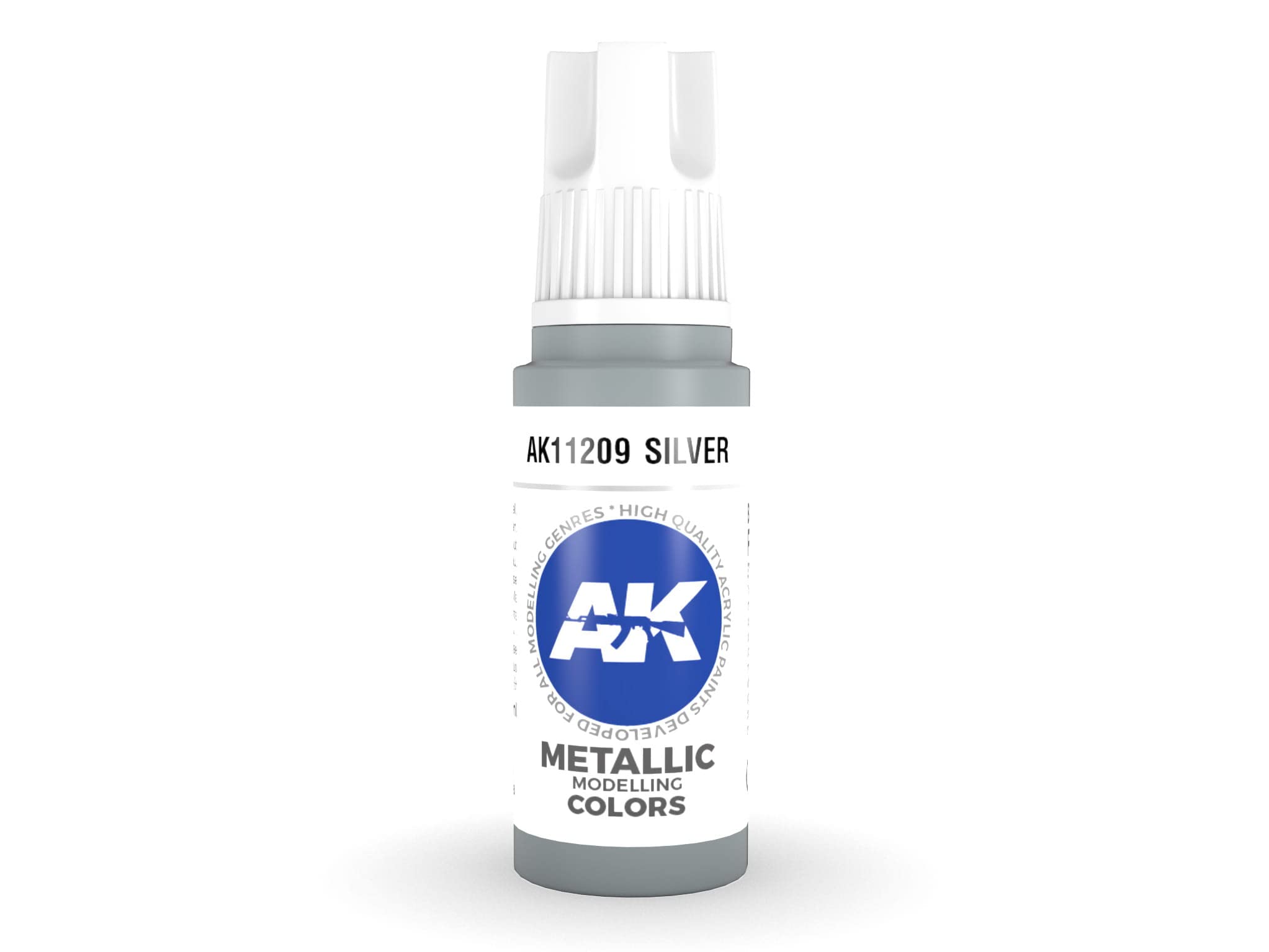 AK Interactive Acrylics 3Gen 11209 Silver (17ml)