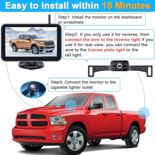 7 Inch Wireless Backup Camera