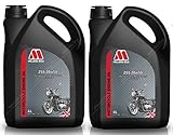 Uso para la lubricación de motores de 4 tiempos de motocicleta, kart y scooter especificando una viscosidad SAE 20w50. Ideal para motores V-twin y mayores, de mayor capacidad. Adecuado para su uso en máquinas equipadas con embragues "húmedo" sumergidos en aceite.