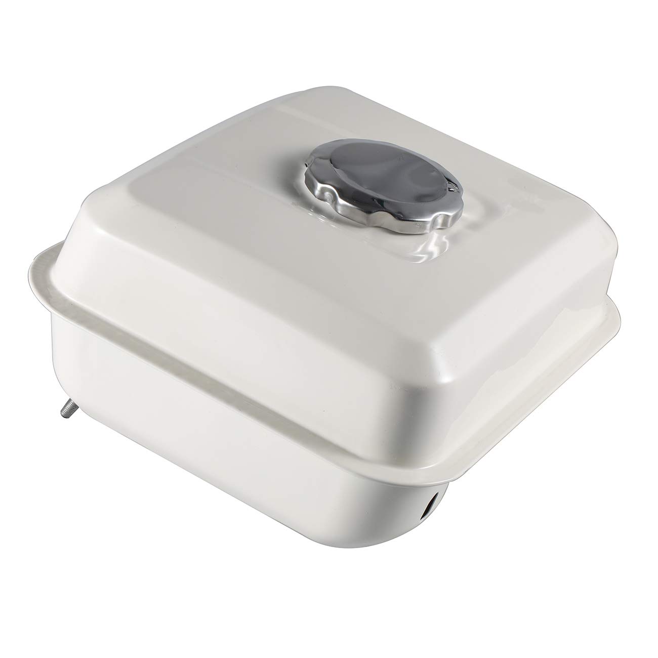 Kraftstofftank für Honda GX160 5,5 PS GX200 6,5 PS GX140 GX120 weißer Motor mit Benzinhahn Gasdeckel Filter ersetzt 17510-ZE1-020ZA