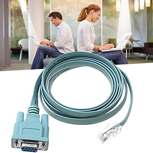 Cabo de Console RJ45 para RS232 DB9 Shelian 1,5 m para Cisco Huawei Router Switch-