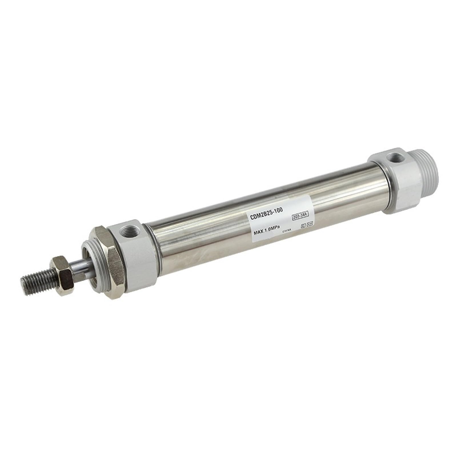 Mini Pneumatic Air Cylinder with air Cushion CDM2B20-25AZ CDM2B25-75AZ CDM2B25-100AZ CM2B25-100AZ CDM2B32-150AZ(Cdm2b25)