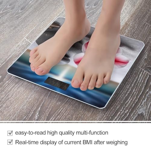 Báscula Digital de Baño 400 lb con Pantalla LCD miniatura 5