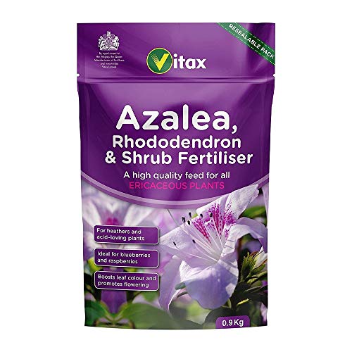 Wolvercroft Garden Centre Vitax Azalea Rhododendron & Shrub Fertiliser Pouch (0.9kg) X 2