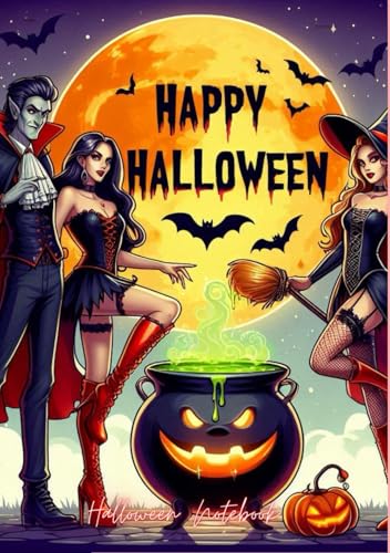 Halloween notebook: paperback notebook 5,83 x 8,27 inches