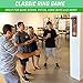 GoSports Hook 21 Wall Mount Ring Swing Game - Play Indoors or Outdoors with Foldable Arm