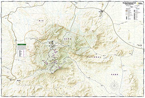 Big Bend National Park (National Geographic Trails Illustrated Map, 225)