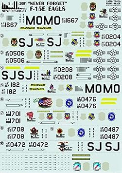 Print Scale 72-030 - 1/72 Decal for F-15e Eagles Aircraft Wet Decal