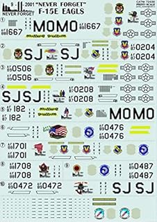 Print Scale 72-030 - 1/72 Decal for F-15e Eagles (Aircraft Wet Decal)