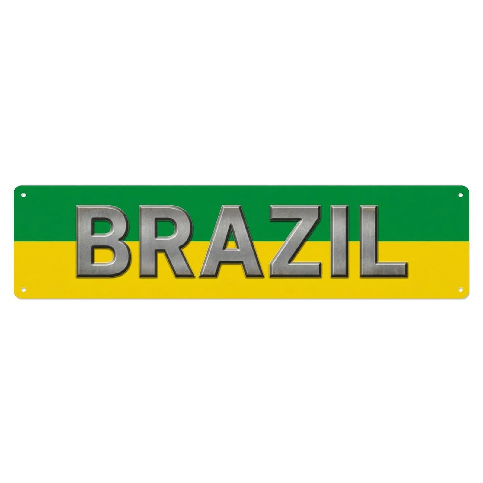 Brazil Vintage Metal Sign Design Metal Tin Sign