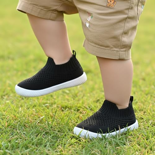 Image of MORENDL Baby Toddler Walking Socks Non-Slip Breathable Unisex Casual Sneakers