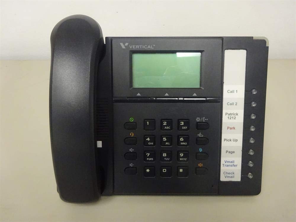 Vertical Communications Edge 5000i - 8 Button Phone - Part Number VW-E5000i-8 (Renewed)
