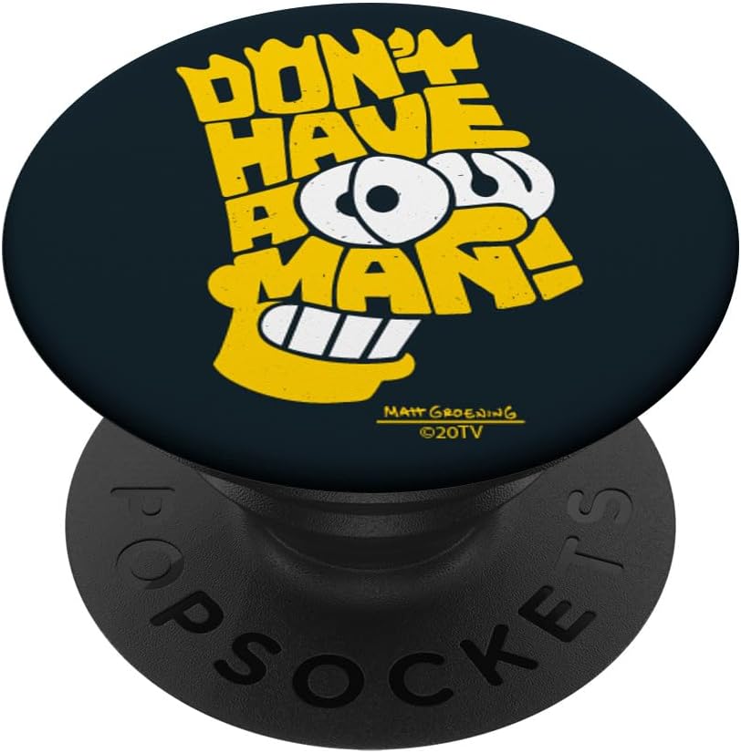 The Simpsons Bart Simpson Don’t Have a Cow Man PopSockets PopGrip for MagSafe