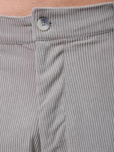 Image of The Indian Garage Co Men Baggy Textured Mid-Rise Cargos
