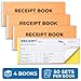 Receipt Book 4 Books 200 Sets
