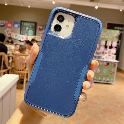 Coque hybride robuste pour iPhone 7 et 8 protection antichoc mate bleu foncé