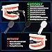 Bonsture Jaw Exerciser for Men & Women,3 Resistance Levels (6 pcs) Silicone Jawline Exerciser Tablets,Powerful Jaw Trainer for Beginner, Intermediate & Advanced Users