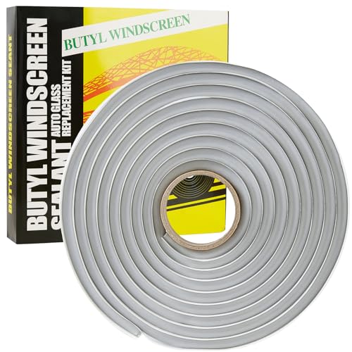 Image of Grey Butyl Seal Tape - Repair Rv Window Sealing Tape Waterproof RV & Marine Sealant for Windows, Vents & Roofing 1 Seal- Butyl Foamcore Roll 13'x 5 /16 inch