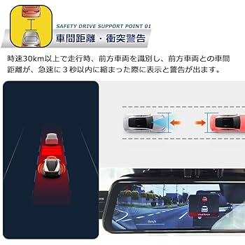 アプティ　ドライブレコーダー前後タイプ アプティ 前後ドライブレコーダー UP-K043｜Yahoo!フリマ（旧