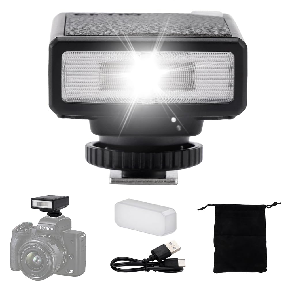 Camera Flash for Canon Sony Nikon Panasonic Olympus Pentax, GN10