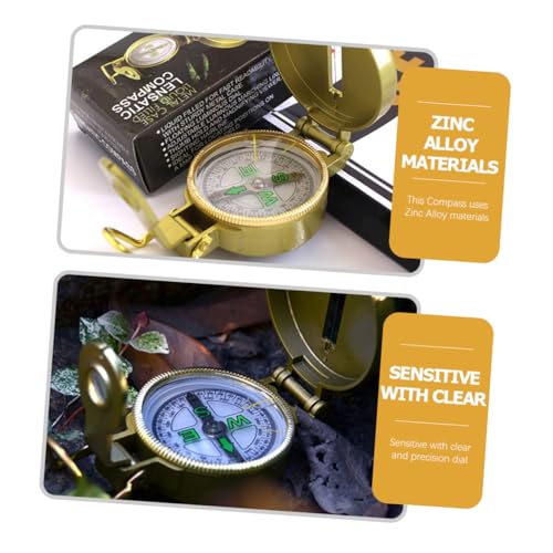 Brújula portátil multifuncional para camping y senderismo miniatura 7