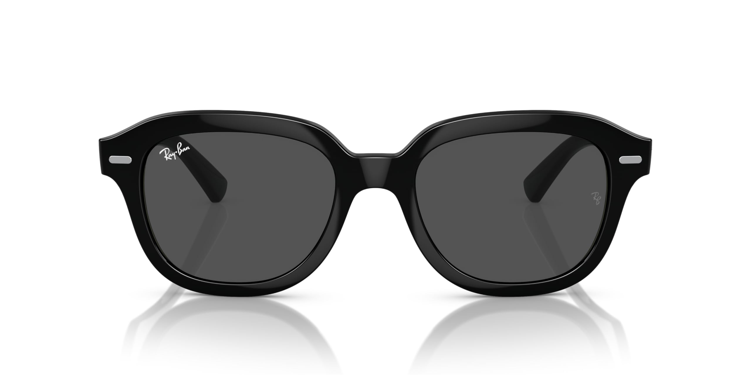 Ray-Ban Okulary przeciwsłoneczne unisex opal ciemnoszare oprawki, szare soczewki, 51 mm