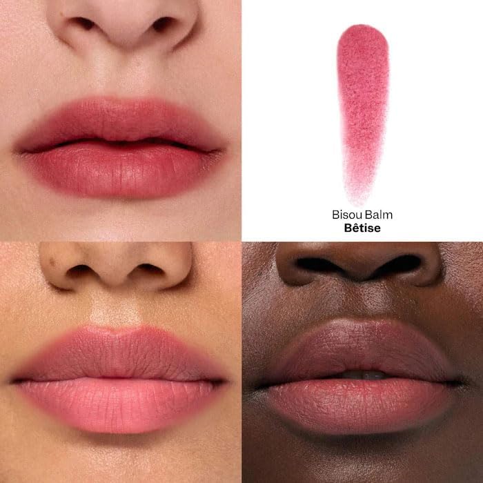 VIOLETE - Balm Sheer Matte Lipstick - Hydrating, Buildable Sheer Color with Soft Matte Finish, Comfortable Wear, Vegan & Cruelty-Free - Color: Betise - (neutral berry)