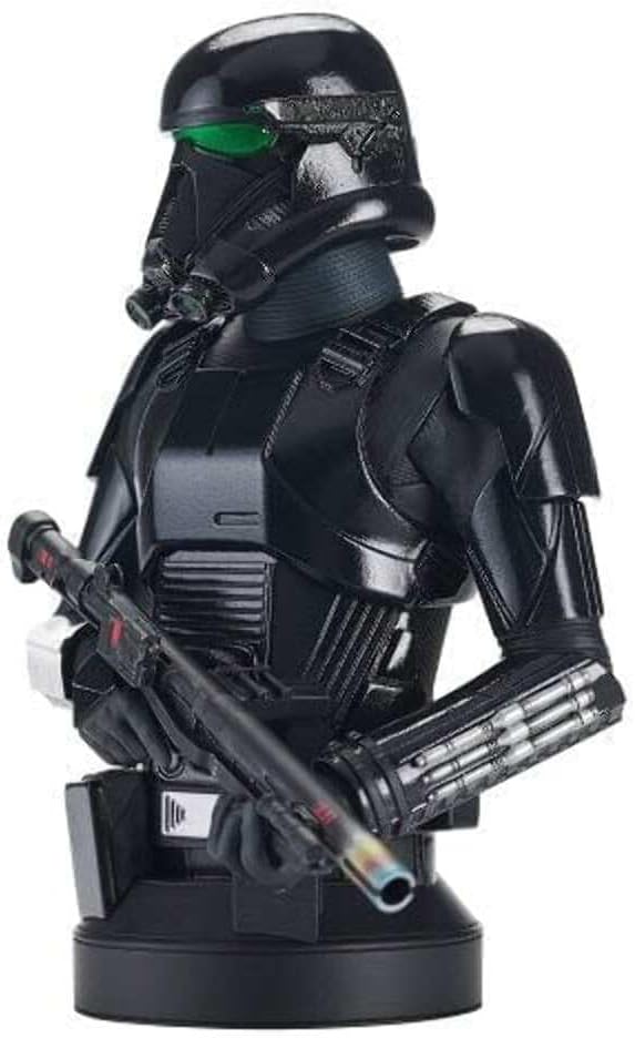Diamond Select Toys Star Wars: The Mandalorian: Death Trooper 1:6 Scale Resin Bust, Multicolor