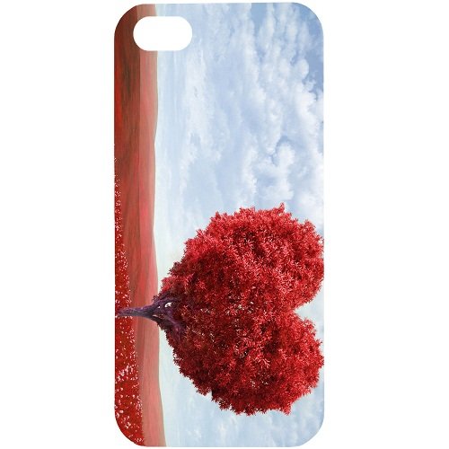 Casotec Heart Tree Design Hard Back Case Cover for Apple iPhone 5 / 5S