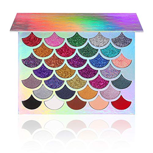 The Original Mermaid Glitter Eyeshadow Palette - Vegan & Cruelty Free