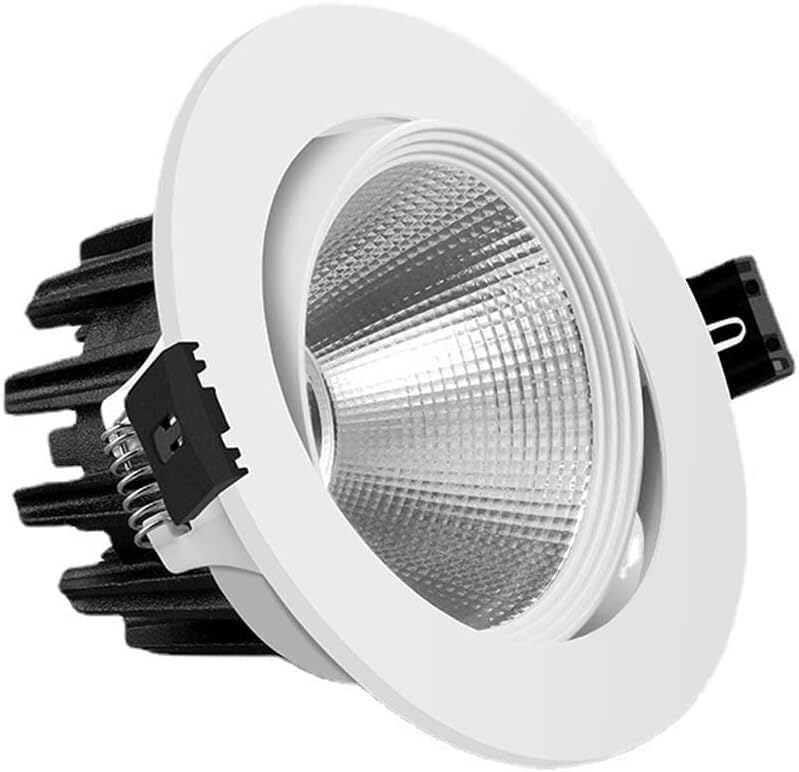 Foco LED empotrable para salón comedor con luz ajustable de 30W