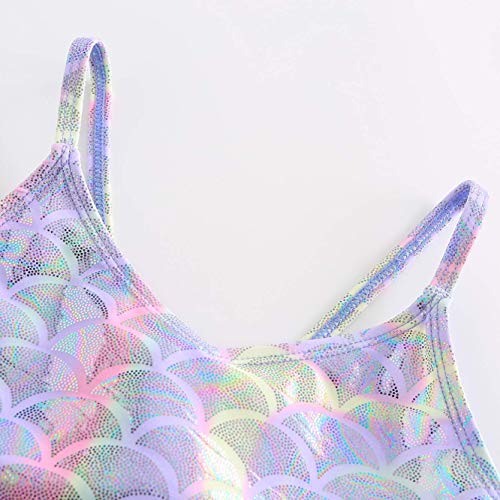 Girls One Piece Swimsuits Hawaiian Ruffle Swimwear Beach Bathing Suit for Summer Vacation4