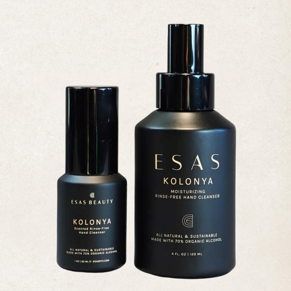 Esas Kolonya™ Organic Moisturizing Rinse Free Hand Cleanser (Duo, Gardenia & Lily)