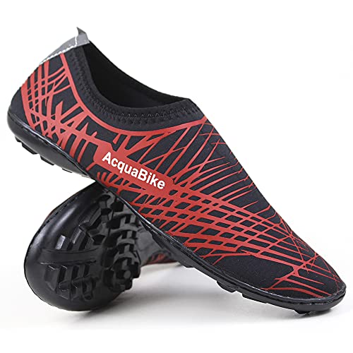 Sapatilha Unissex Náutica e Ciclismo Neopreme Leve E confortável Cor Vermelho (43)
