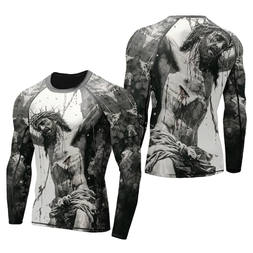 Desantiago Rash Guard Print 3D Never Fade Compression Shirt Gift On Birthday, Mens Rash Guard Long Sleeve3