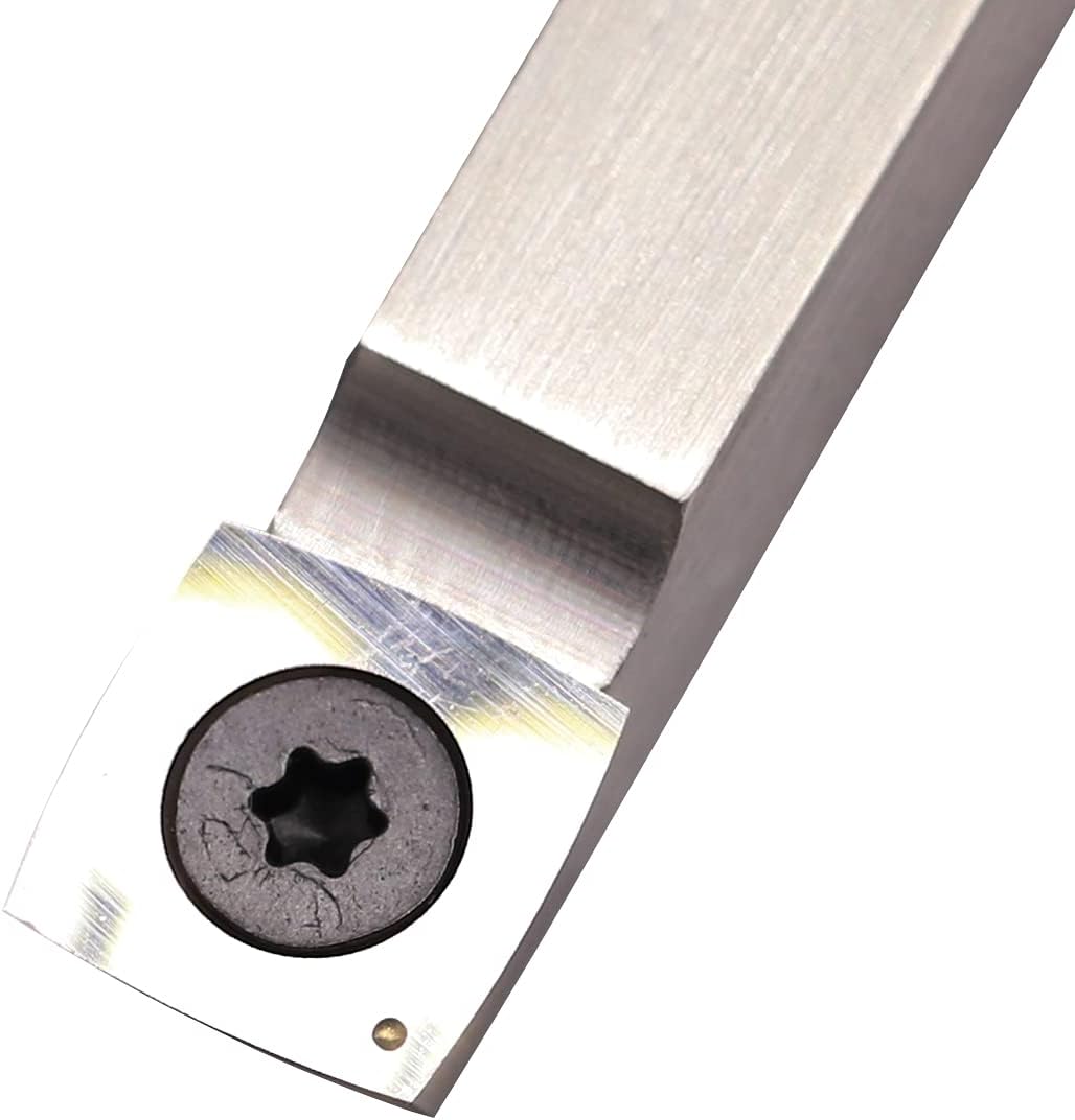 Carbide Tipped Lathe Chisel Wood Turning Tool Set Rougher Tools Bar with 15mm Square Radius Carbide Insert Cutter for Wood Hobbyist or DIY or Carpenter 4 Carbide Tipped Lathe Chisel Wood Turning Tool Set Rougher Tools Bar with 15mm Square Radius Carbide Insert Cutter for Wood Hobbyist or DIY or Carpenter