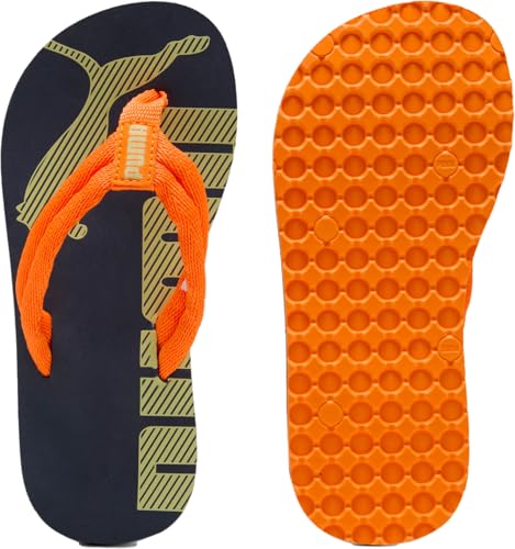 PUMA Epic Flip V2 PS, Chanclas, New Navy-Pistachio Green-Orange GLO, 33 EU