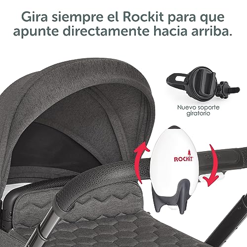 Miniatura 6 de Rockit Rocker Recargable Ayuda Para Dormir Para Bebés Balancea Suavemente Cualquier Cochecito O Cochecito, Velocidad Ajustable Se Adapta A Todos Los Cochecitos Y Cochecitos Para Crear Un Bebé