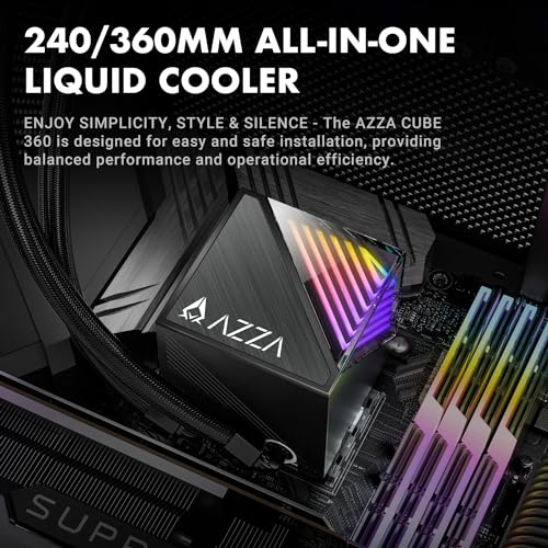 Image of AZZA Cube 240 240mm All-in-One CPU Liquid Cooler