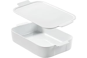 9x13 Casserole Dish with Lid | Premium Ceramic Baking Dish