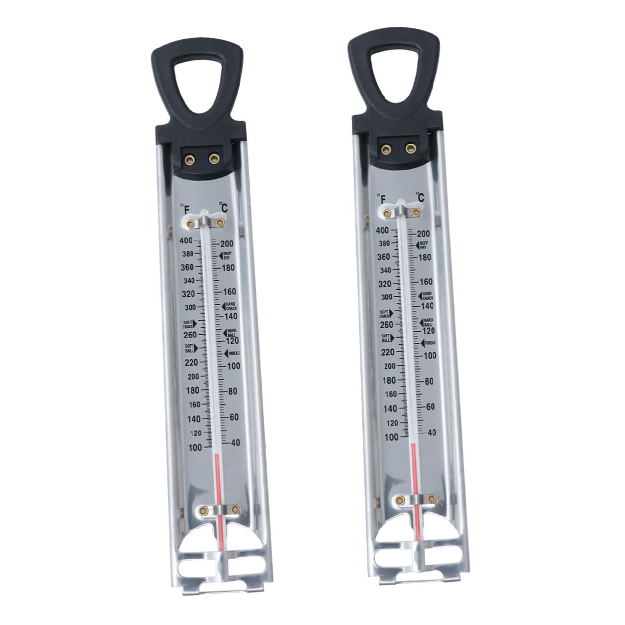 FUNOMOCYA 2pcs Cooking Thermometers Digital Candy Thermometer for Home Easy to Read Fahrenheit and Celsius Wall Hanging Design
