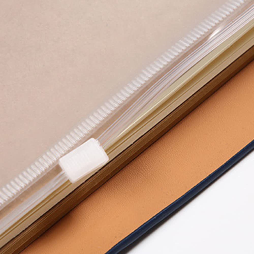 Funda de piel sintética Diario de viajero Diario Cuaderno de hojas sueltas Portalápices Libro de registro Papelería Estudiantes Cuadernos Agenda,S Brown,2pcs