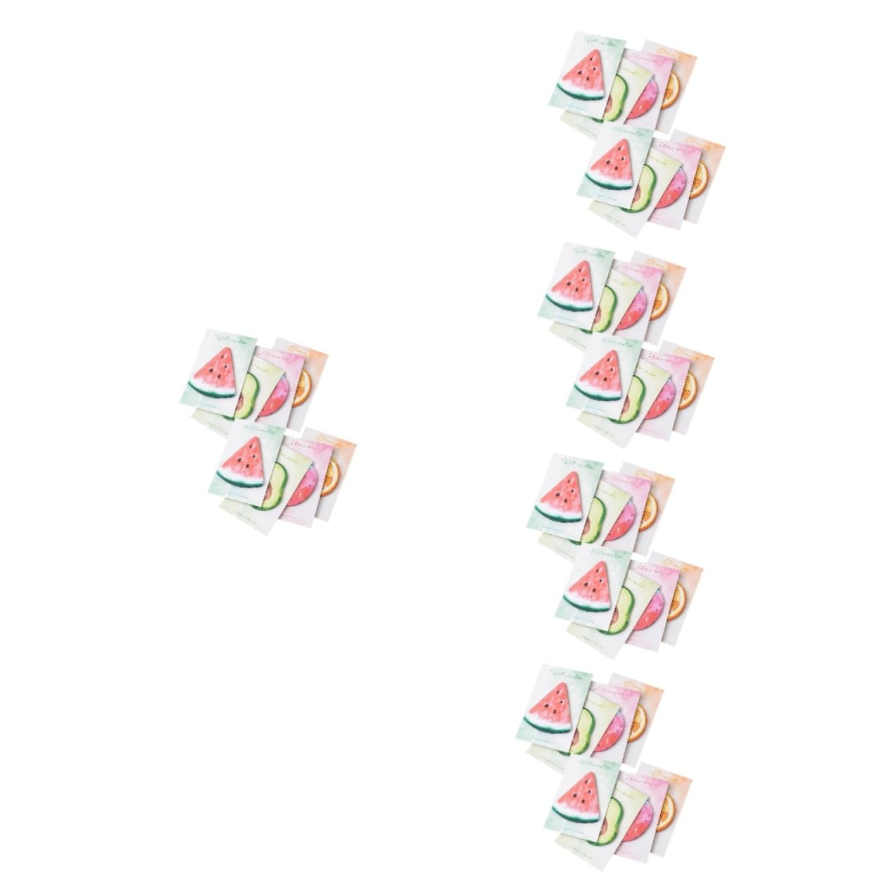 Angoily 5 Pezzi Di Piccoli Blocchi Note A Forma Di Frutta Adesivi Multifunzione Blocchi Note Portatili Blocchi Note Carini Adesivi Per Appunti Blocchi Note Scolastici Adesivi Per