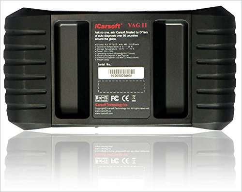 iCarsoft VAG II for Volkswagen VW Audi SEAT Skoda OBD2 Diagnostic Scanner Tool Erase Fault Codes Oil Reset DPF EPB