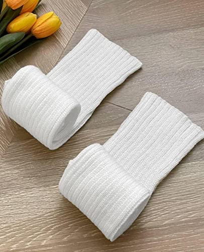 Enasgloo 2 Pair Womens Leg Warmers Adult Junior Knitted Long Stockings #TOP4