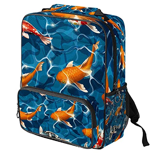 Sac de travail tendance à motif poisson bleu pour les trajets urbains