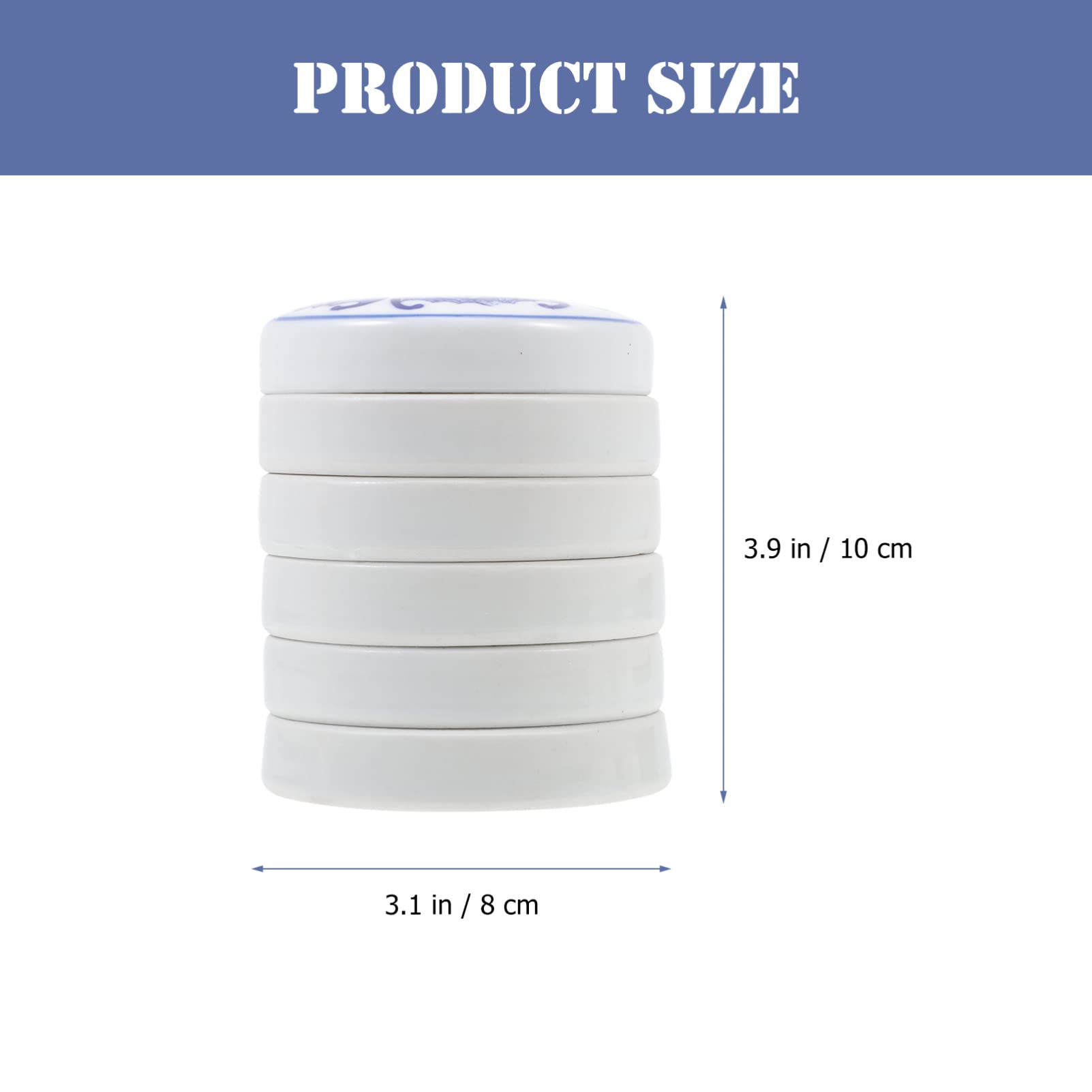 sztuk 5 warstw zestaw tacek do mieszania ceramiczne uchwyty pigmentowe biała porcelana paleta farb akwarelowych danie możliwość układania w stosy okrągła taca do mieszania kolorów pojemnik z pokrywą