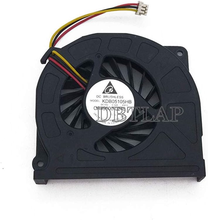 Laptop CPU Fan Compatible for Fujitsu SH760 SH560 T900 T901 NH900 T730 E751 E752 AH701 TH700 E780 T731 AH550 AH551 KDB05105HB-E910 KDB05105HB CA49600-0241 3 PIN